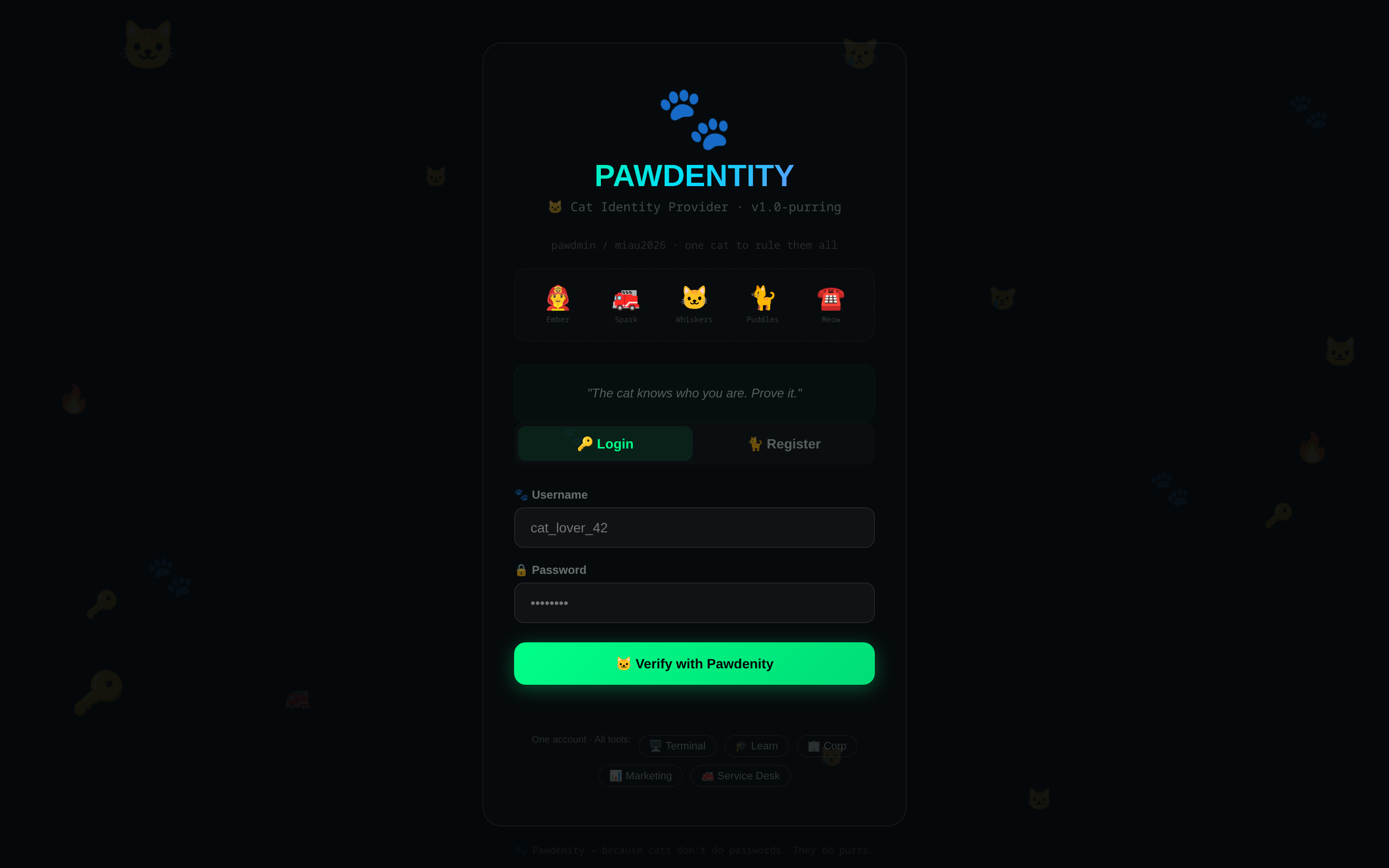 Pawdenity Auth
